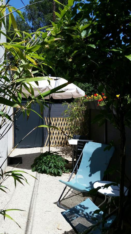 Studio Charmant Et Calme Villeneuve Les Avignon Entree Et Cour Independantes Climatisation Piscine Parking Extérieur photo